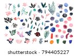 collection of hand drawn... | Shutterstock . vector #794405227