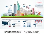 info graphics travel and... | Shutterstock .eps vector #424027204