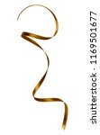 shiny satin ribbon in brown... | Shutterstock . vector #1169501677