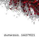 christmas border  with hawthorn | Shutterstock . vector #166379021