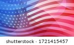 usa independence day abstract... | Shutterstock .eps vector #1721415457
