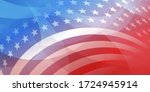 usa independence day abstract... | Shutterstock .eps vector #1724945914