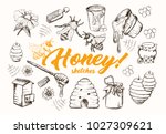 Honey Sketches Set  Bee Hive ...