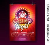 Vector Casino Night Flyer...