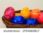 Ester Eggs In A Basket