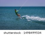 Kitesurfing Woman Kite Surfing  ...
