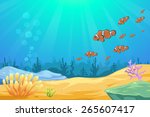 Under The Sea Background Vector