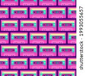 music cassette background.... | Shutterstock .eps vector #1993055657
