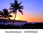 A Beautiful Hawaiian Sunset