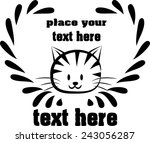 cat logo   sign   icon  | Shutterstock .eps vector #243056287