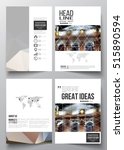 set of business templates for... | Shutterstock .eps vector #515890594