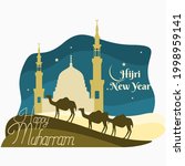 Editable Vector Of Camels...