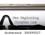 New beginning chapter one 