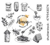 Honey Vector Set. Beekeeping...