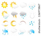 weather icon | Shutterstock . vector #136973867