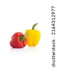 Small photo of Because they've been on the vine the longest, red peppers have the greatest nutrients. Green peppers are plucked sooner, before they become yellow, orange, and finally red.