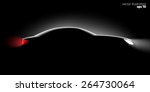 realistic car side view in the... | Shutterstock .eps vector #264730064