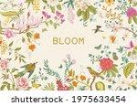 greeting card. bloom. blooming... | Shutterstock .eps vector #1975633454
