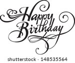 happy birthday | Shutterstock .eps vector #148535564