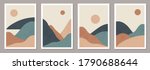 set of trendy minimalist... | Shutterstock .eps vector #1790688644