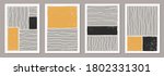 trendy set of abstract creative ... | Shutterstock .eps vector #1802331301