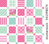 cute seamless vintage pattern... | Shutterstock .eps vector #541598074