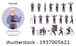 people at work or study vector... | Shutterstock .eps vector #1937005621