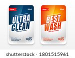 best clean detergent labels set ... | Shutterstock .eps vector #1801515961