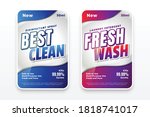 best clean and fresh wash... | Shutterstock .eps vector #1818741017