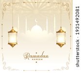ramadan kareem islamic... | Shutterstock .eps vector #1931492081