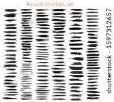 grungy hand made vector brush... | Shutterstock .eps vector #1597312657