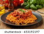 Delicious Spaghetti Served On A ...