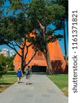 Small photo of Cascais, Portugal - August 21, 2018: Casa das Historias Paula Rego Museum - Architect Eduardo Souto de Moura in Cascais, Portugal