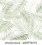 leaf of palm tree background | Shutterstock . vector #600978191