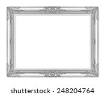 The Antique Silver Frame On The ...