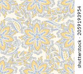 flowers seamless pattern.... | Shutterstock .eps vector #2059193954