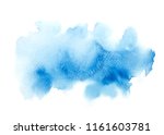 Abstract Blue Watercolor...