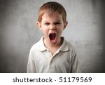 Child With Angry Expression