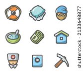 Vector Set Of Homeless Icons....
