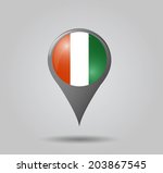 Image of Pin Marking East Coast Location on Australian Map | Freebie ...