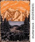 national park colorful poster... | Shutterstock .eps vector #2010530651