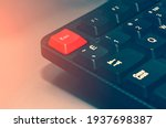 red button with the inscription ... | Shutterstock . vector #1937698387