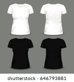 Set Of Women's White And Black...