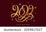 happy new year greeting card... | Shutterstock .eps vector #2059817027