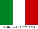 national italy flag. flat... | Shutterstock .eps vector #1137812264