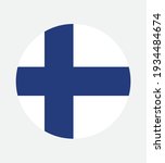 national finland flag  official ... | Shutterstock .eps vector #1934484674