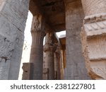 Small photo of Edfu, Egypt - Aug 25 2023: Picture showing part of the stunning Edfu Temple