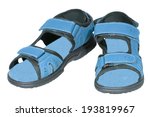mens sandals blue isolated... | Shutterstock . vector #193819967