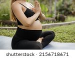 Healthy Happy Pregnant Woman In ...