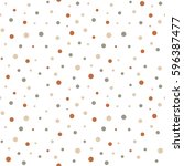 vector polka dots seamless... | Shutterstock .eps vector #596387477